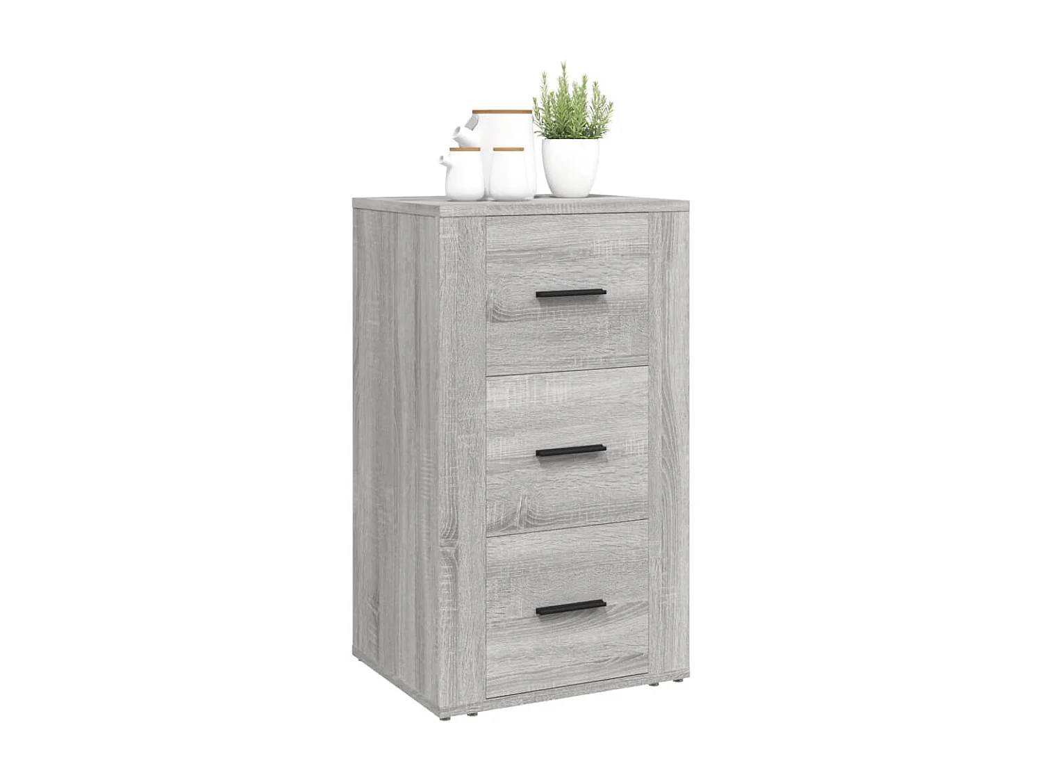 Buffet Sonoma gris 40x33x70 cm Bois d'ingénierie