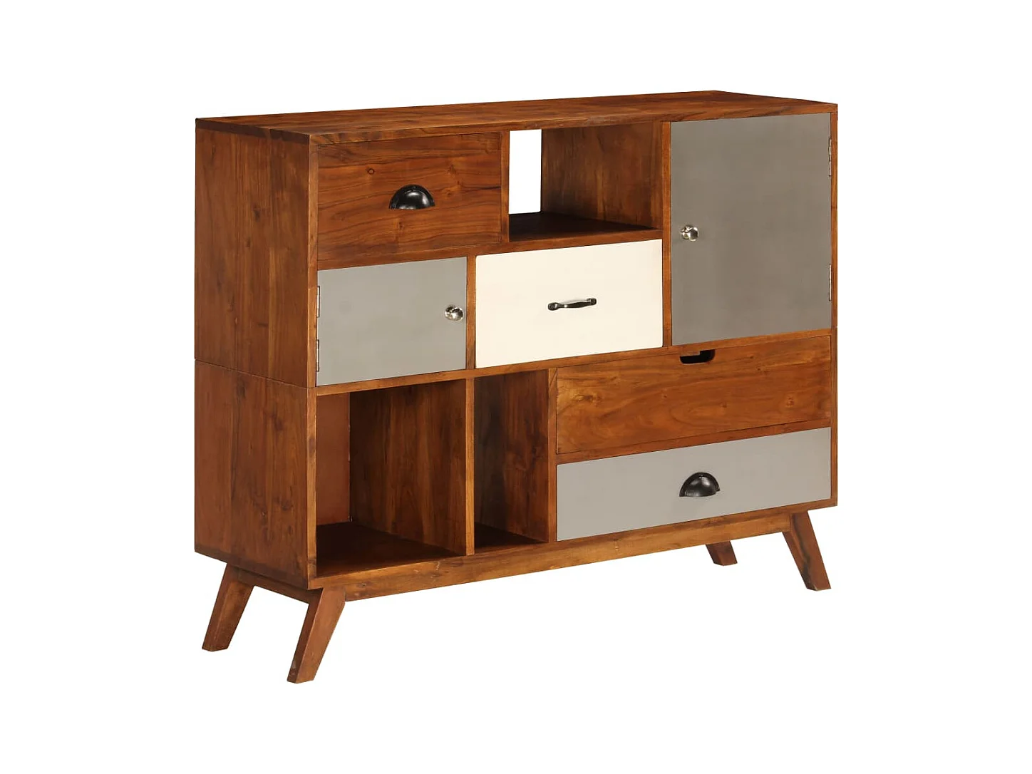 Buffet 115x35x86 cm Bois solide d'acacia