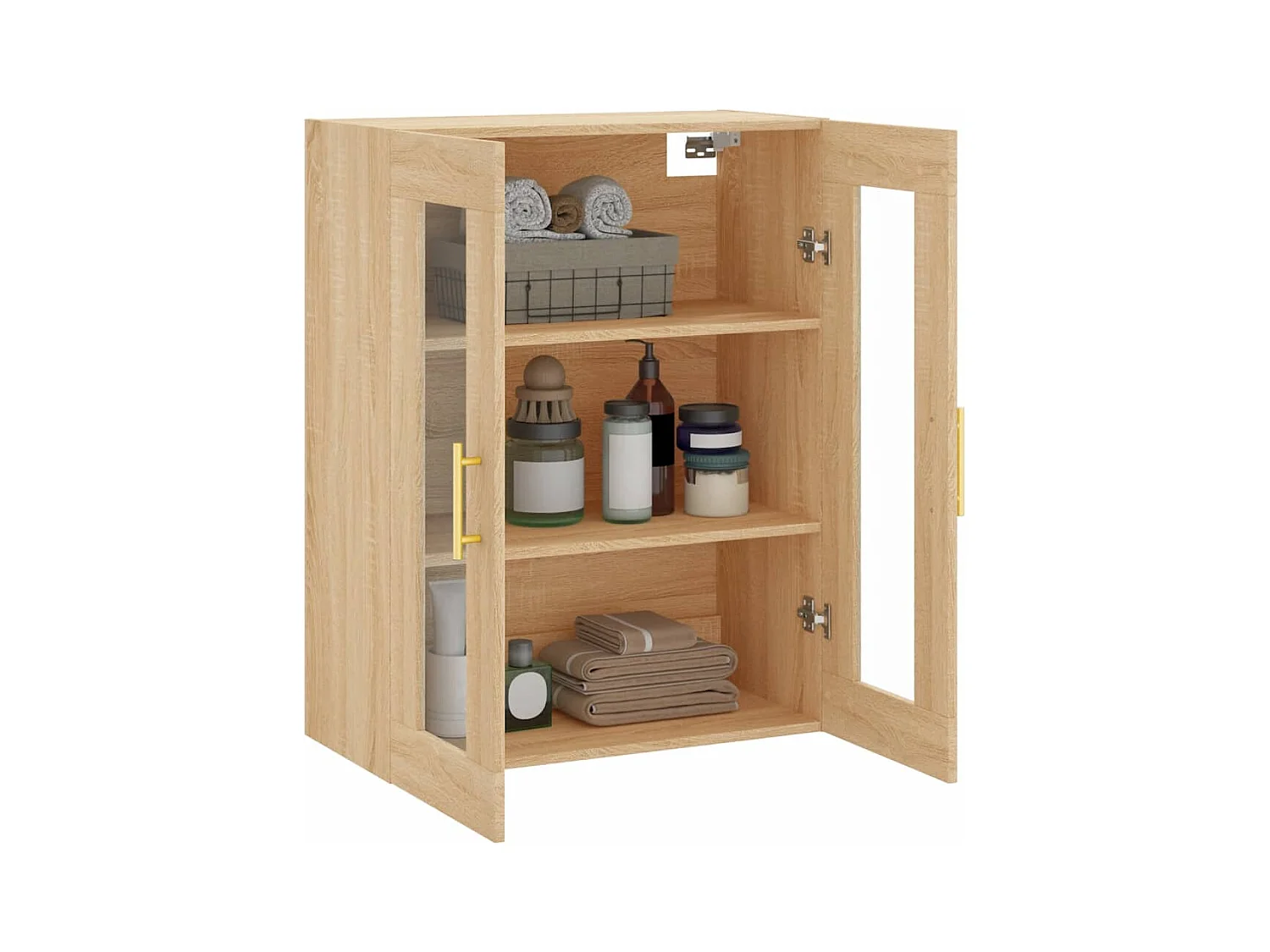 Sonoma Eiche Wandschrank 69,5x34x90 cm