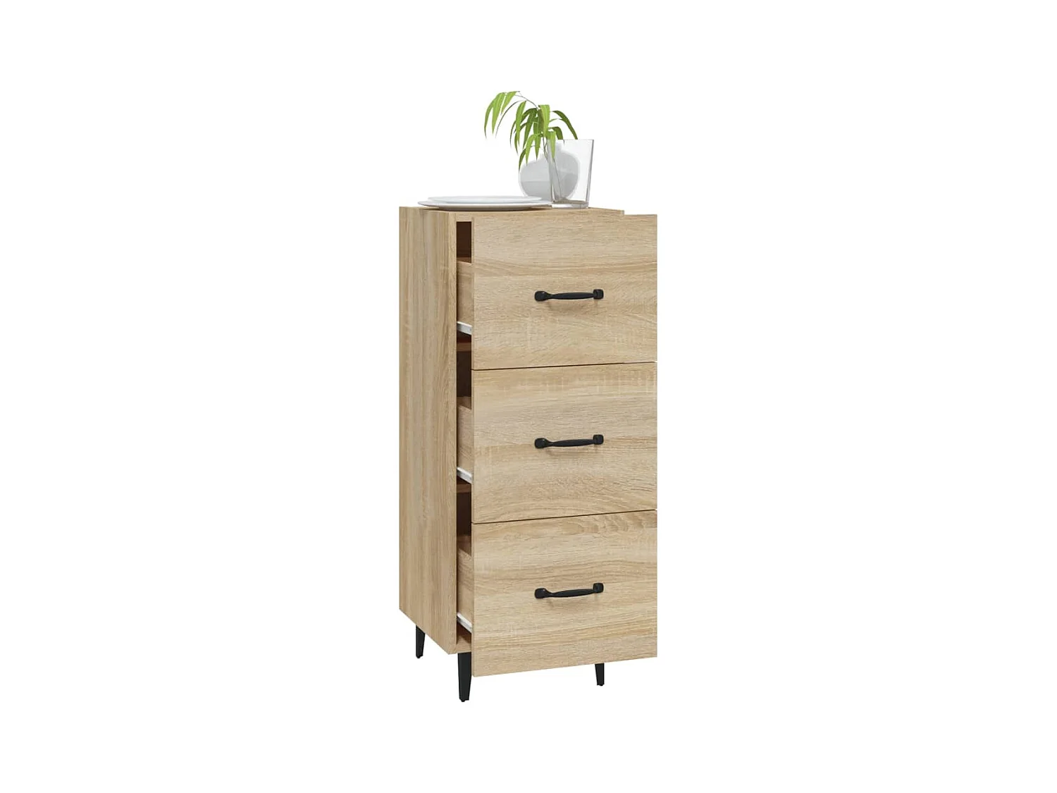 Sonoma Eiken Dressoir 34,5x34x90 cm Engineered Wood