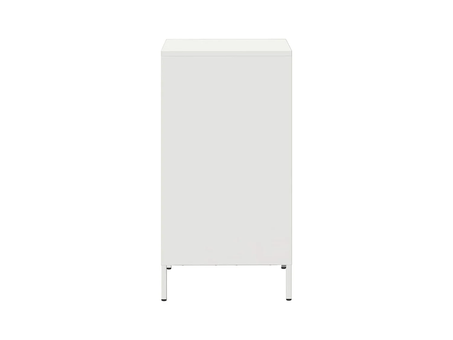 Buffet blanc 35x39x73,5 cm acier laminé à froid