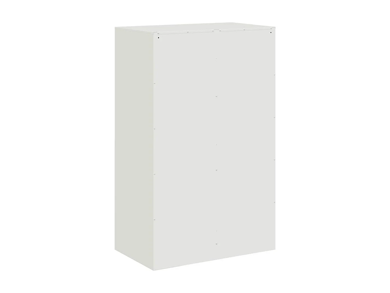 Buffet blanc 67x39x107 cm acier