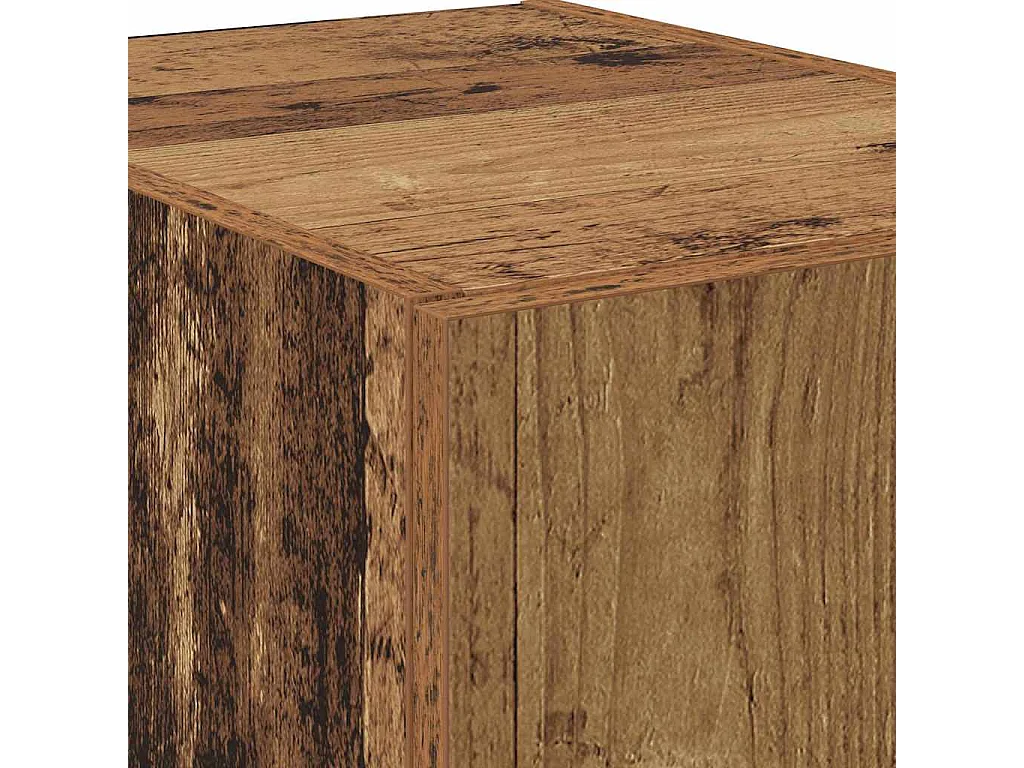 Buffet en Bois Ancien 40x42,5x185 cm Bois reconstitué