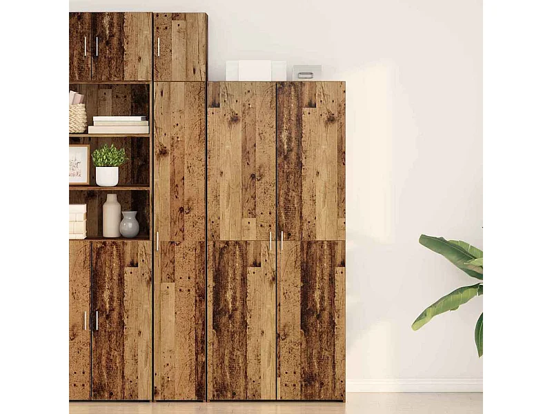 Antikes Sideboard aus Holz 40x42,5x185 cm Rekonstituiertes Holz