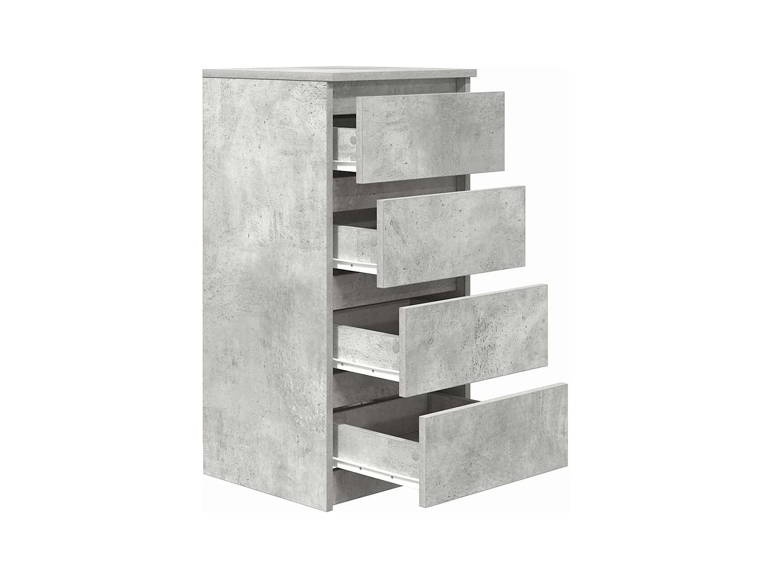 Betongraues Sideboard 37,5x35x76 cm Holzwerkstoff