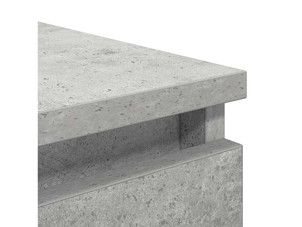 Betongraues Sideboard 37,5x35x76 cm Holzwerkstoff