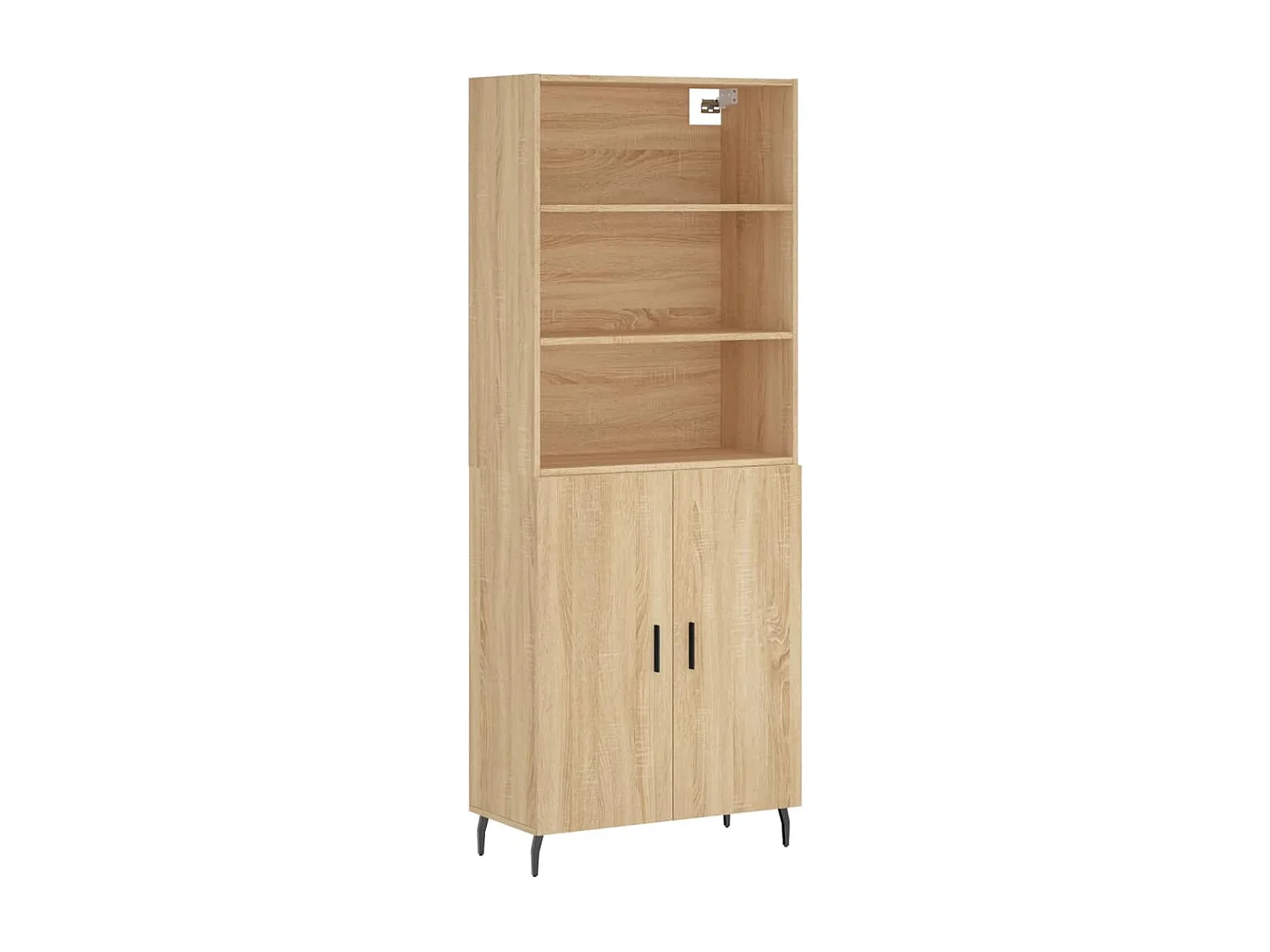 Buffet haut Chêne sonoma 69,5x34x180 cm Bois d'ingénierie
