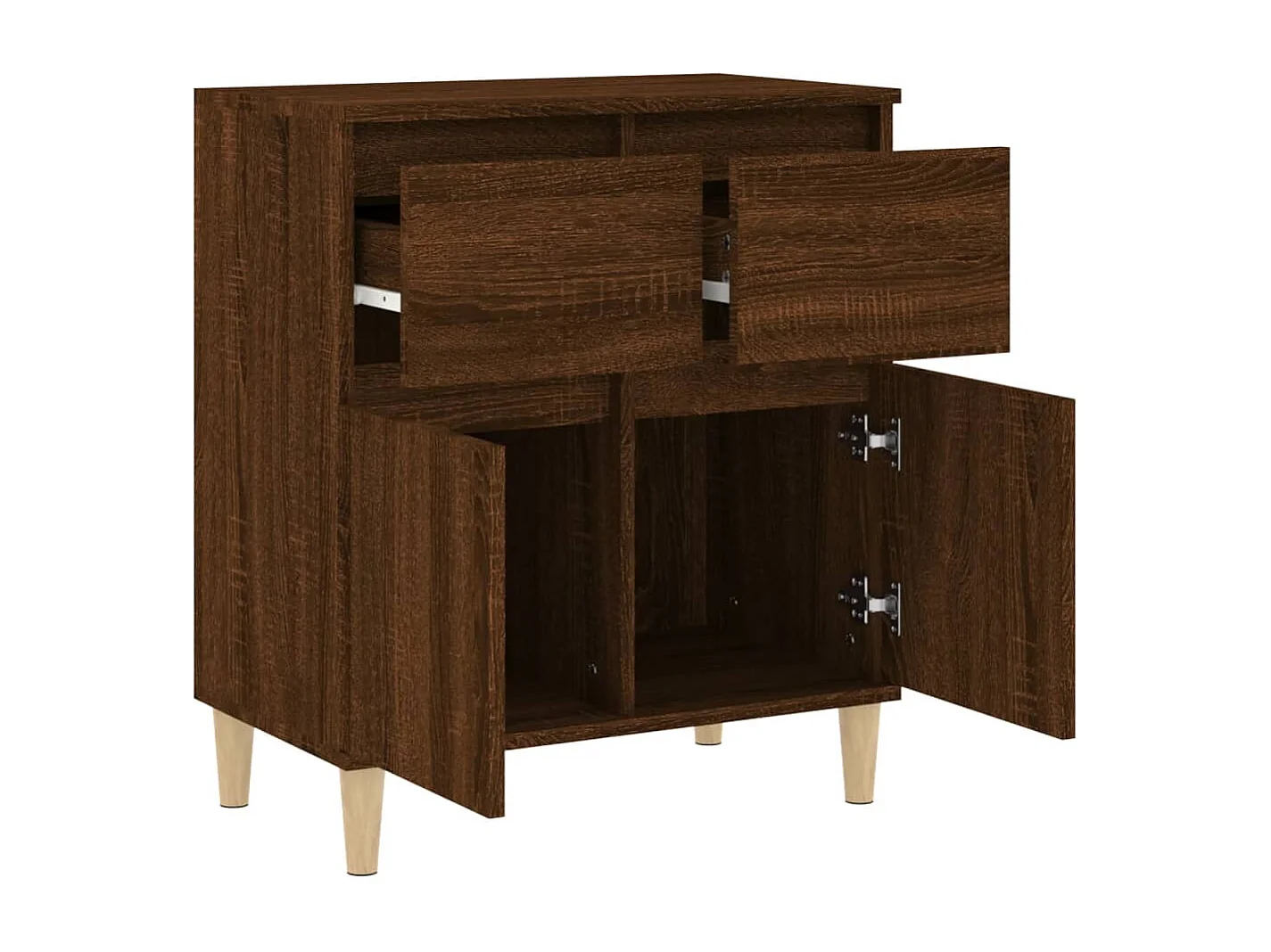 Buffet Chêne marron 60x35x70 cm Bois d'ingénierie