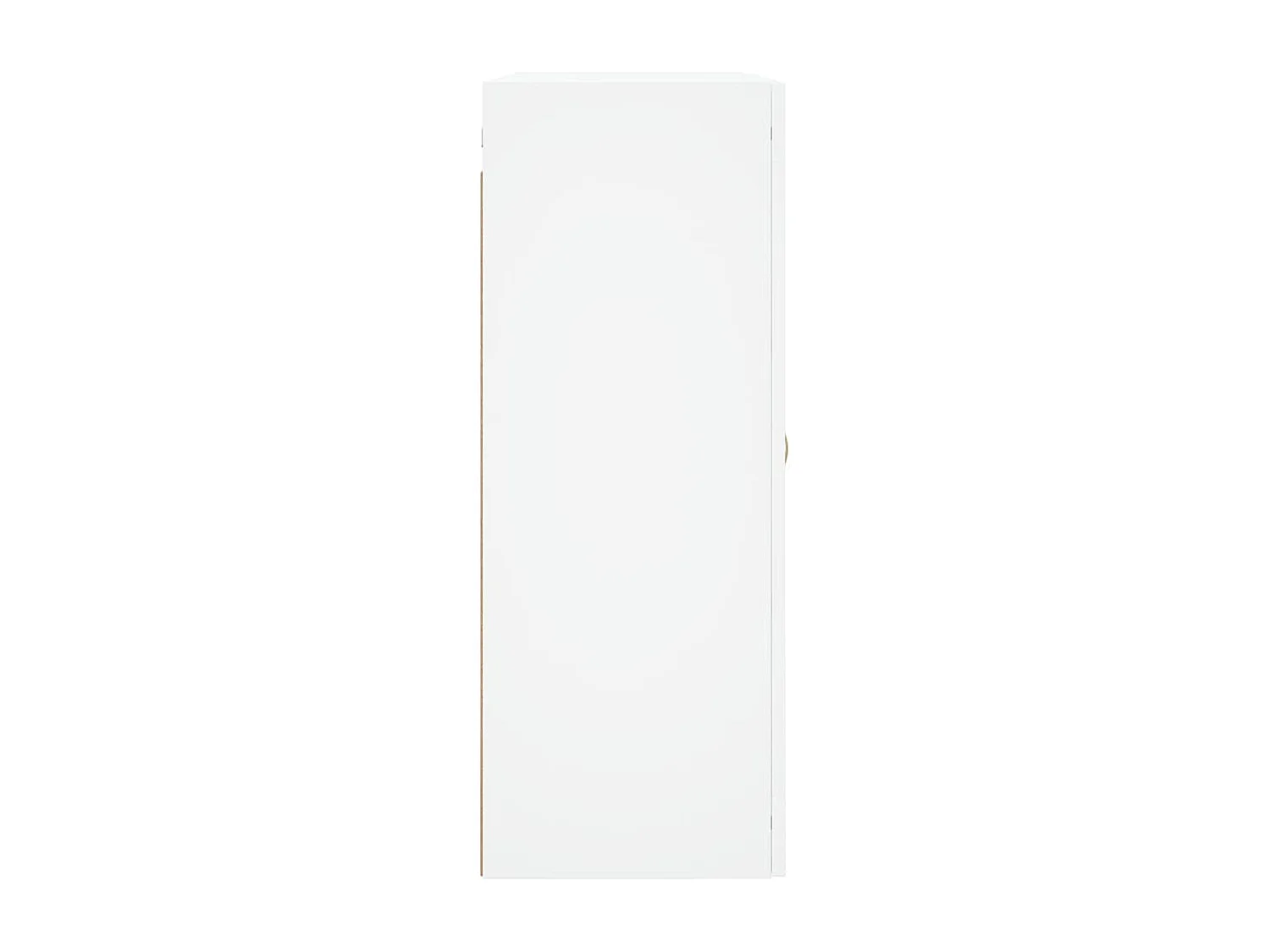 Armoires murales 2 pcs blanc bois d'ingénierie