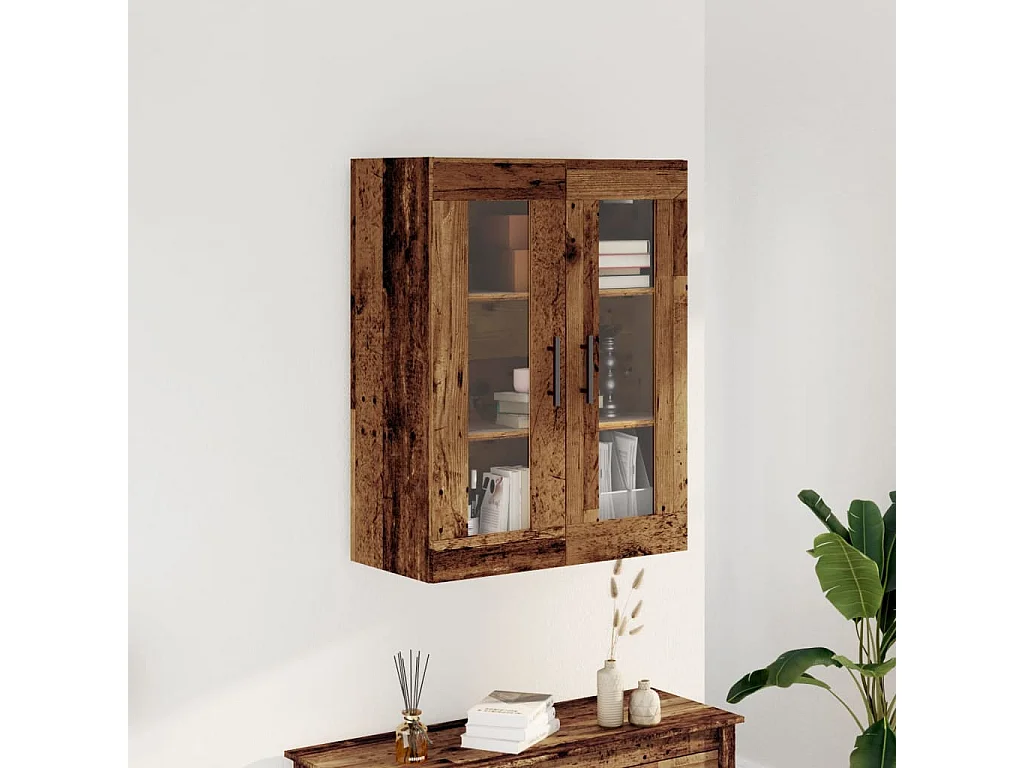 Credenza in legno antico 69,5x34x90 cm in legno ingegnerizzato