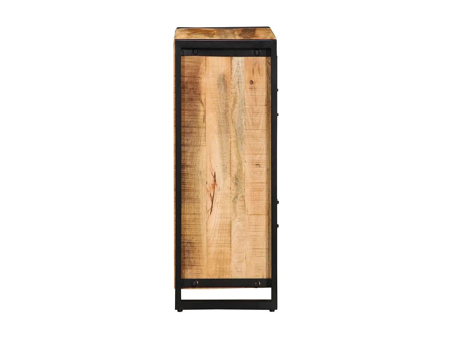 Buffet 55x35x70 cm bois de manguier brut massif