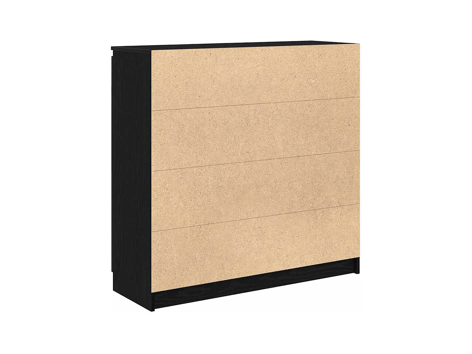 Buffet avec tiroirs chêne noir 100,5x35x98,5 cm bois ingénierie