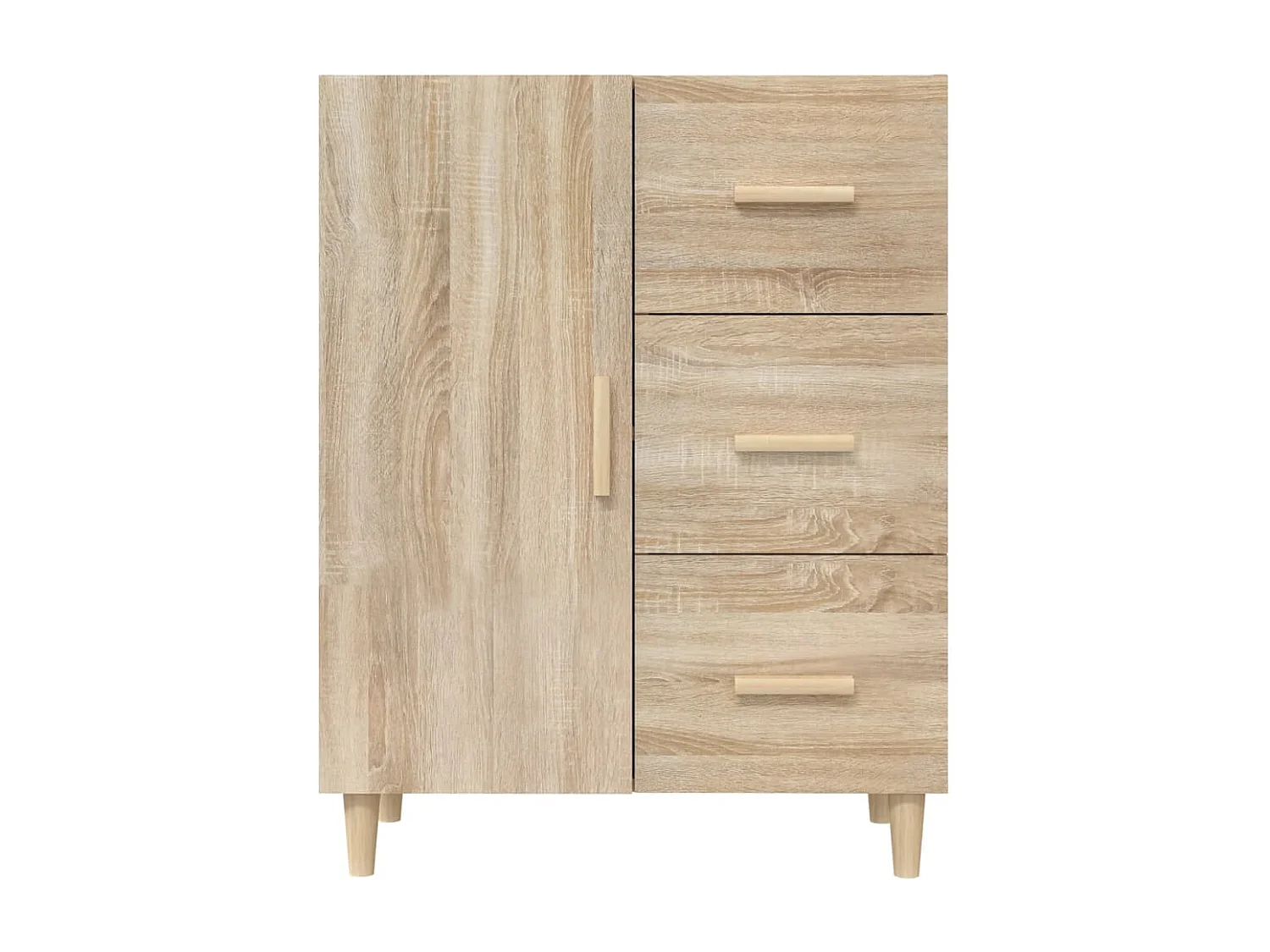 Credenza in rovere Sonoma 69,5x34x90 cm in legno ingegnerizzato