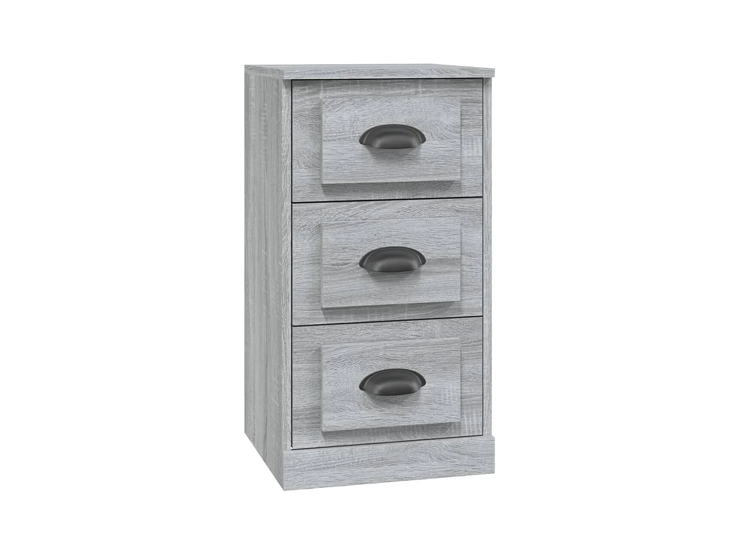 Buffet sonoma gris 36x35,5x67,5 cm bois d'ingénierie