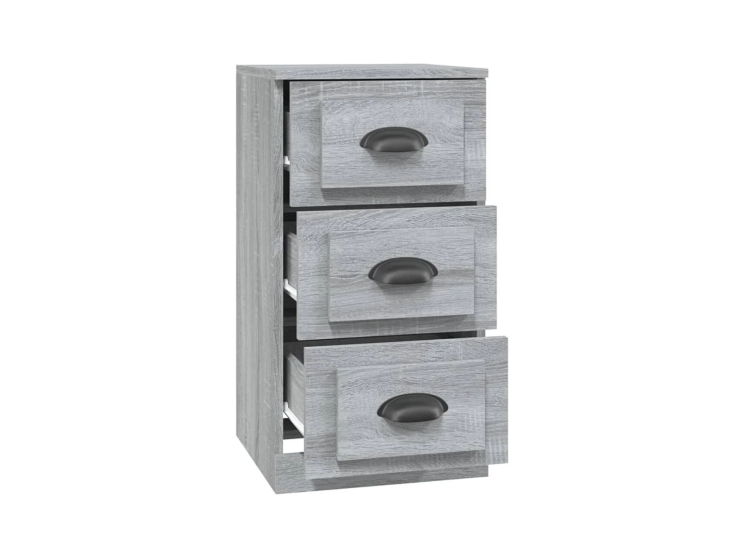 Buffet sonoma gris 36x35,5x67,5 cm bois d'ingénierie