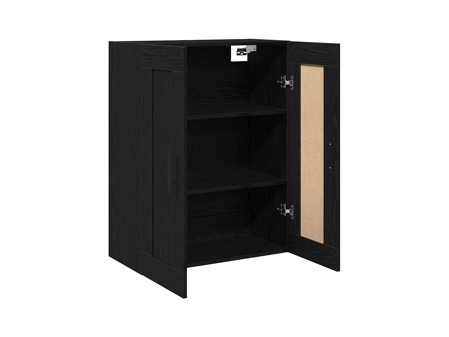 Meuble mural Chêne noir 69,5x34x90 cm Bois d'ingénierie