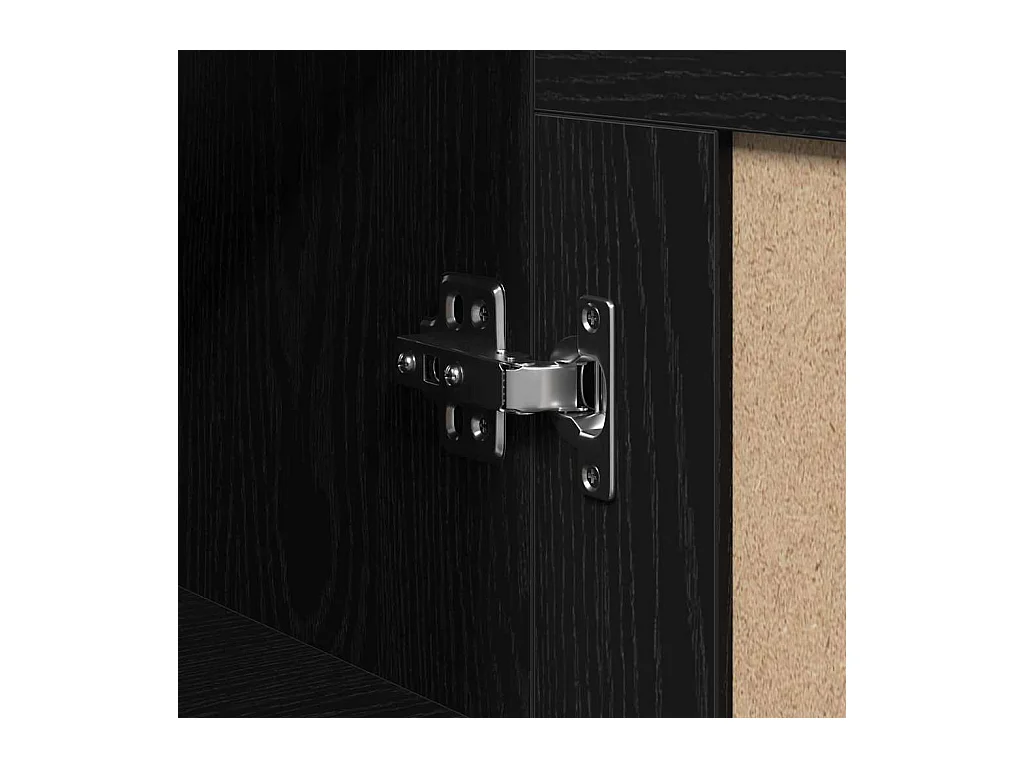 Meuble mural Chêne noir 69,5x34x90 cm Bois d'ingénierie