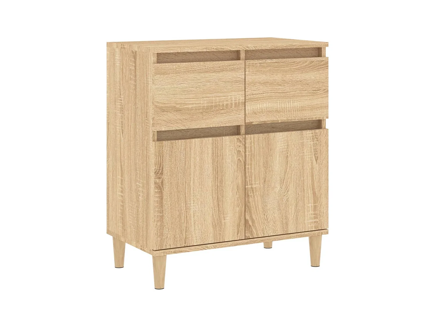 Sonoma Eiken Dressoir 60x35x70 cm Engineered Wood