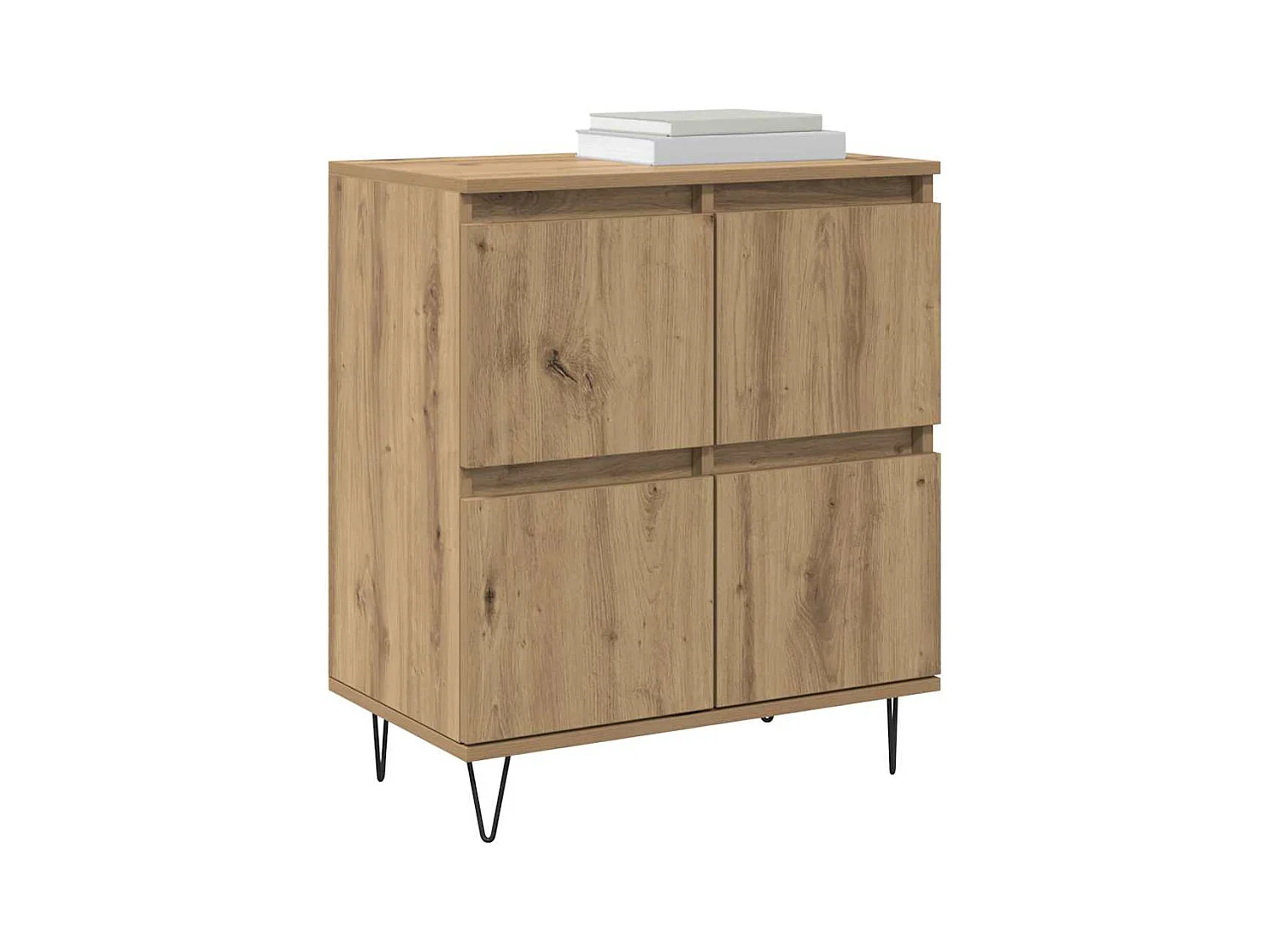 Credenza con contenitore con anta Marrone 60 x 35 x 70 cm Legno ingegnerizzato