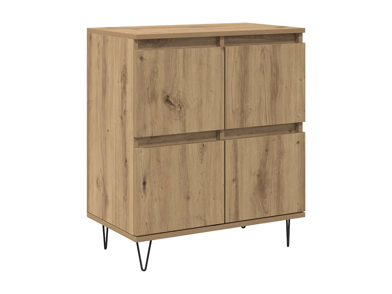 Buffet avec stockage avec porte Marron 60 x 35 x 70 cm Bois d'ingénierie
