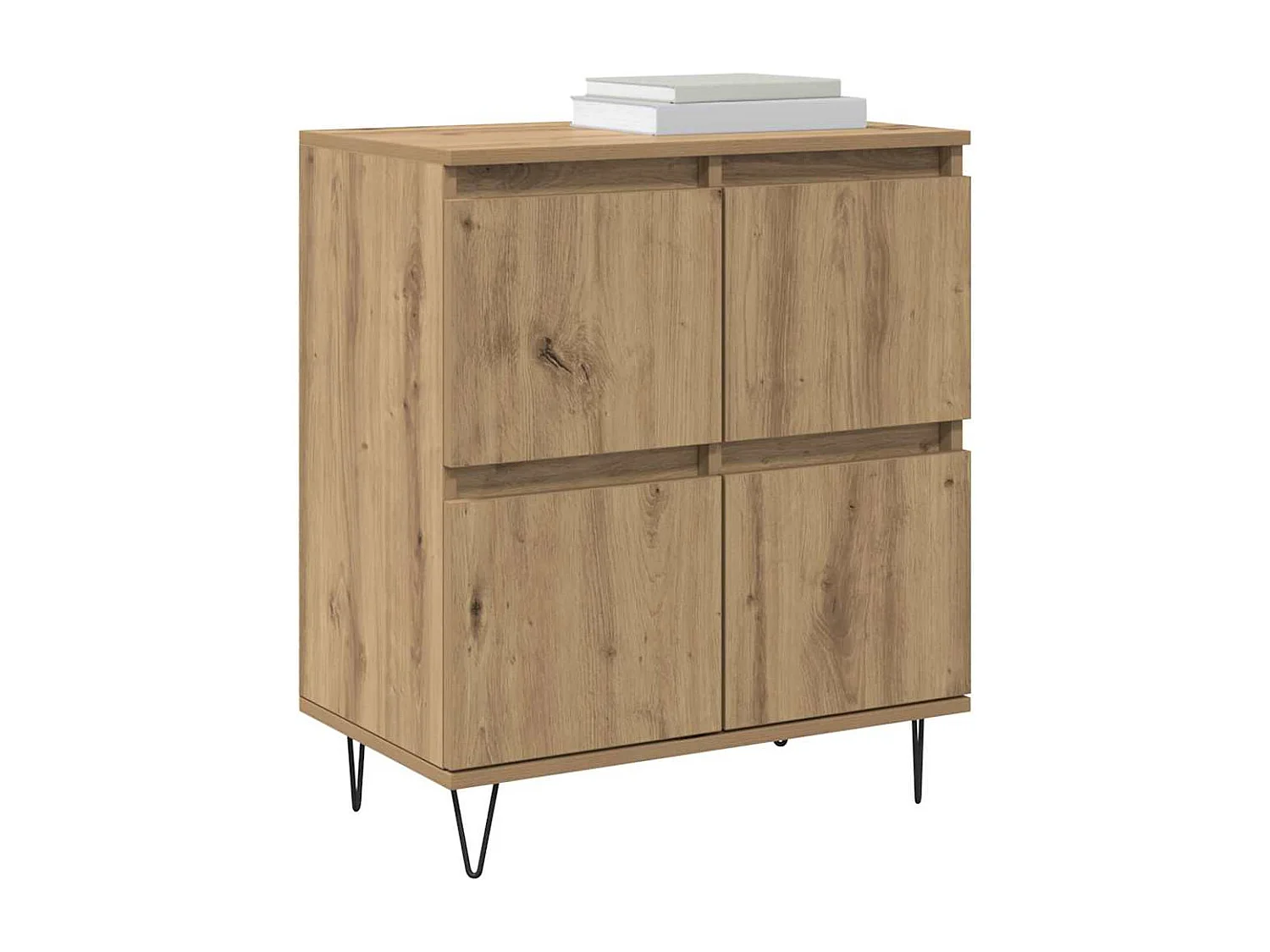 Buffet avec stockage avec porte Marron 60 x 35 x 70 cm Bois d'ingénierie
