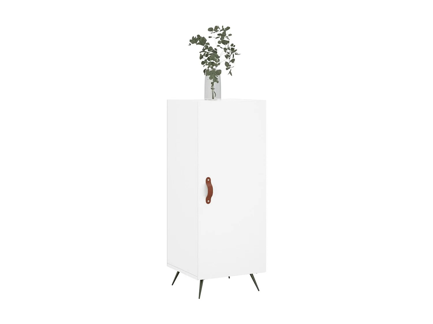 Buffet blanc 34,5x34x90 cm bois d'ingénierie