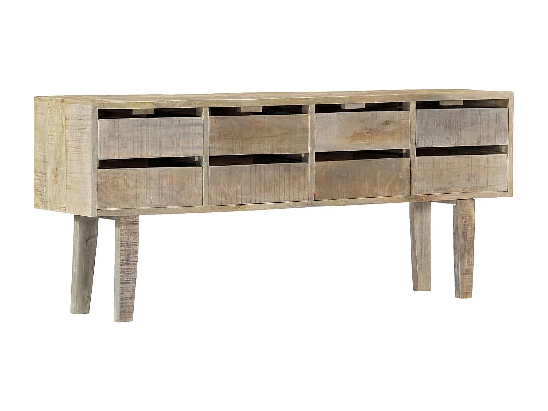 Buffet 140x30x60 cm Bois de manguier massif
