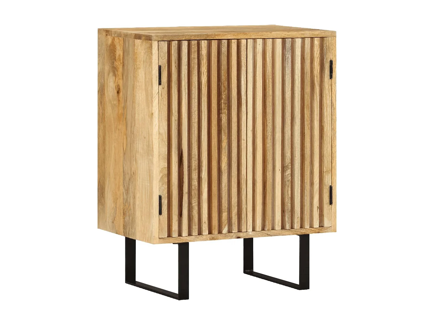 Dressoir met 2 deuren 55x35x70 cm massief mangohout