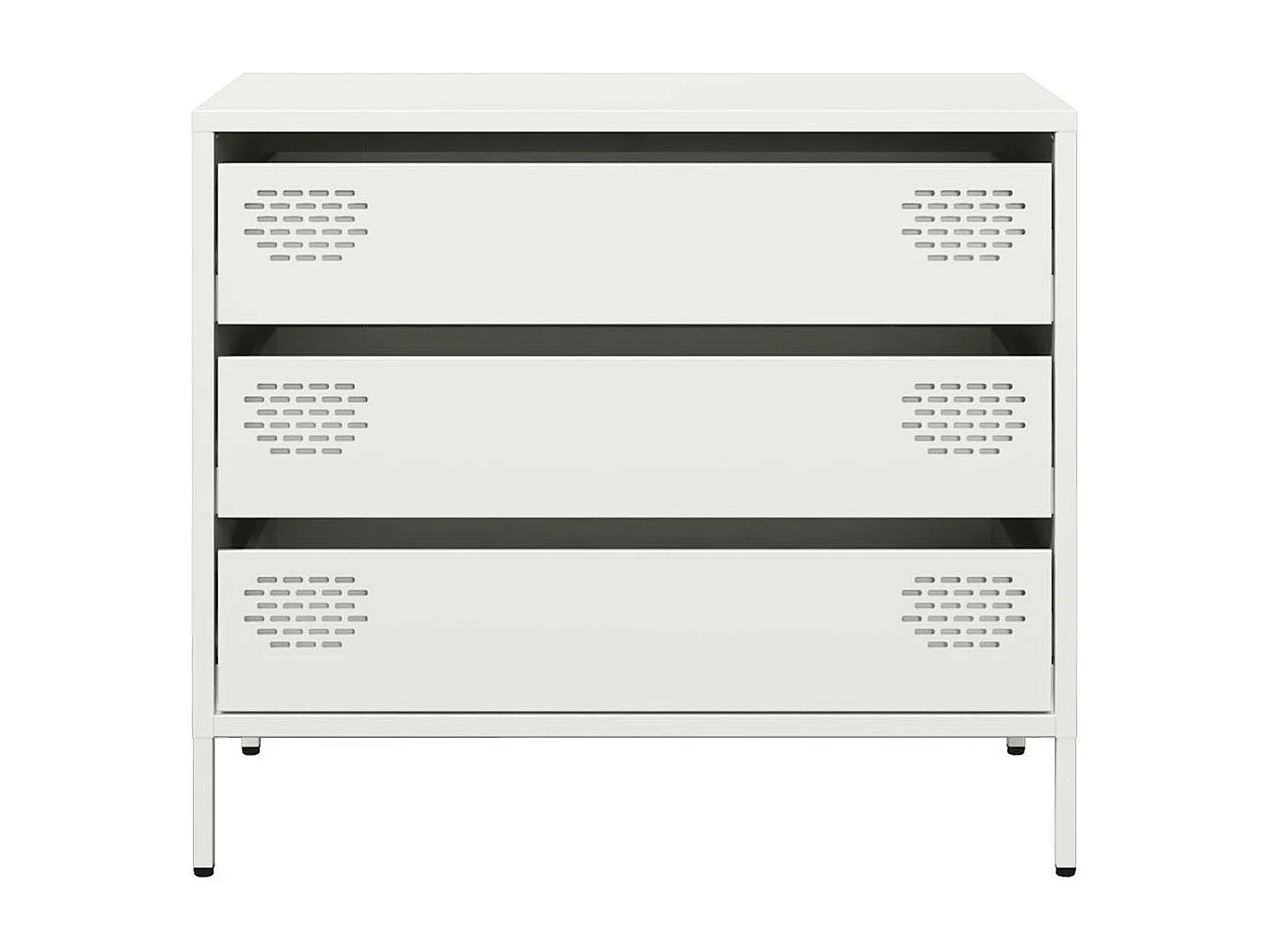 Buffet blanc 68x39x58,5 cm acier laminé à froid