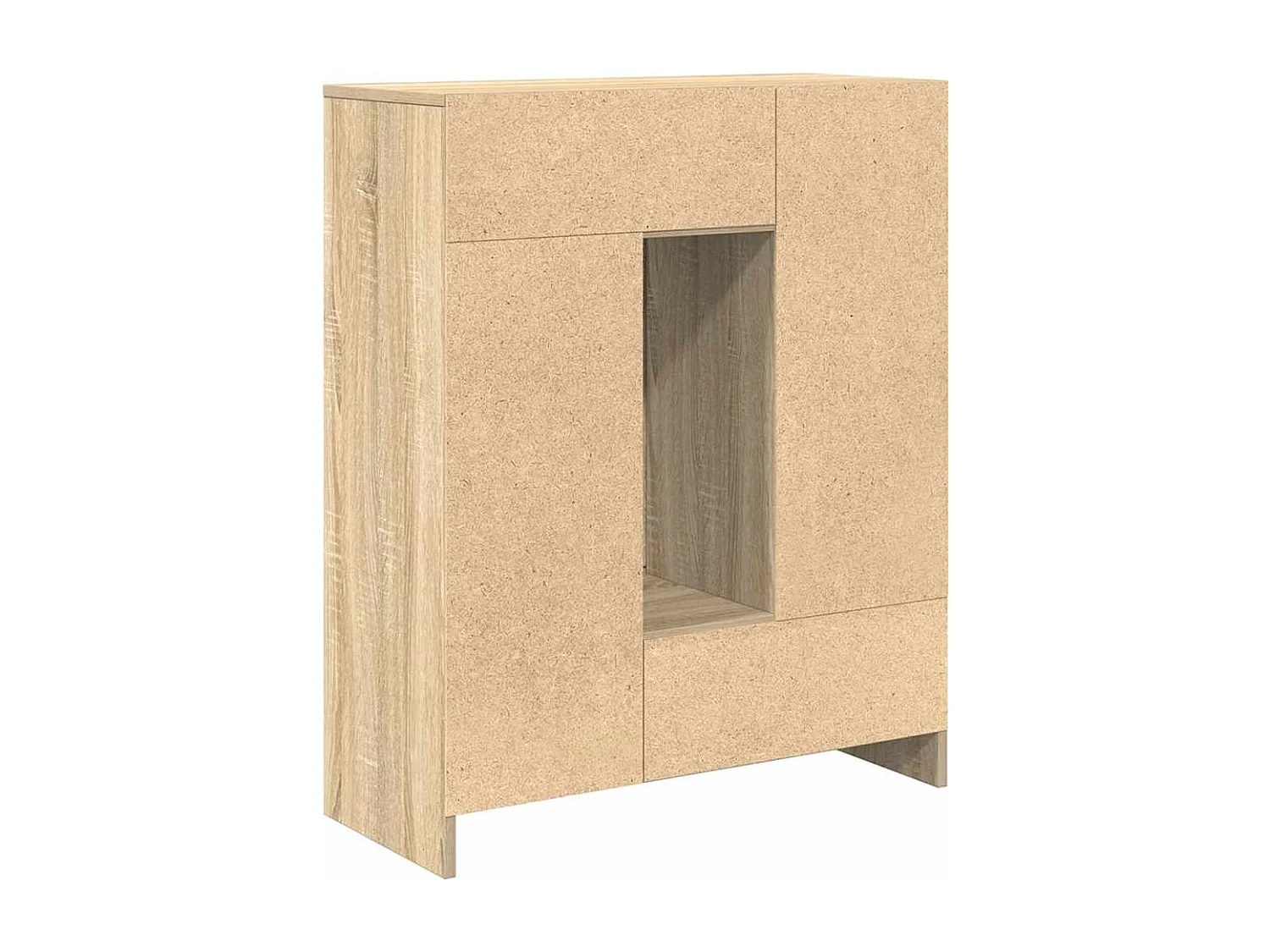 Buffet avec tiroirs et portes chêne sonoma 73x31x90 cm