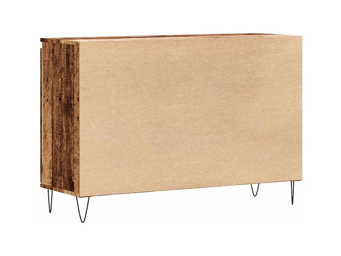 Buffet vieux bois 104x35x70 cm bois d’ingénierie