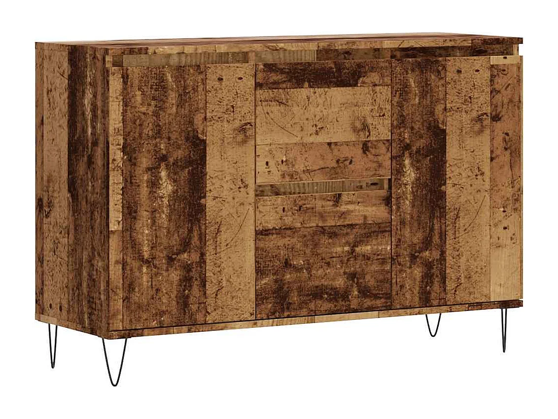 Buffet vieux bois 104x35x70 cm bois d’ingénierie