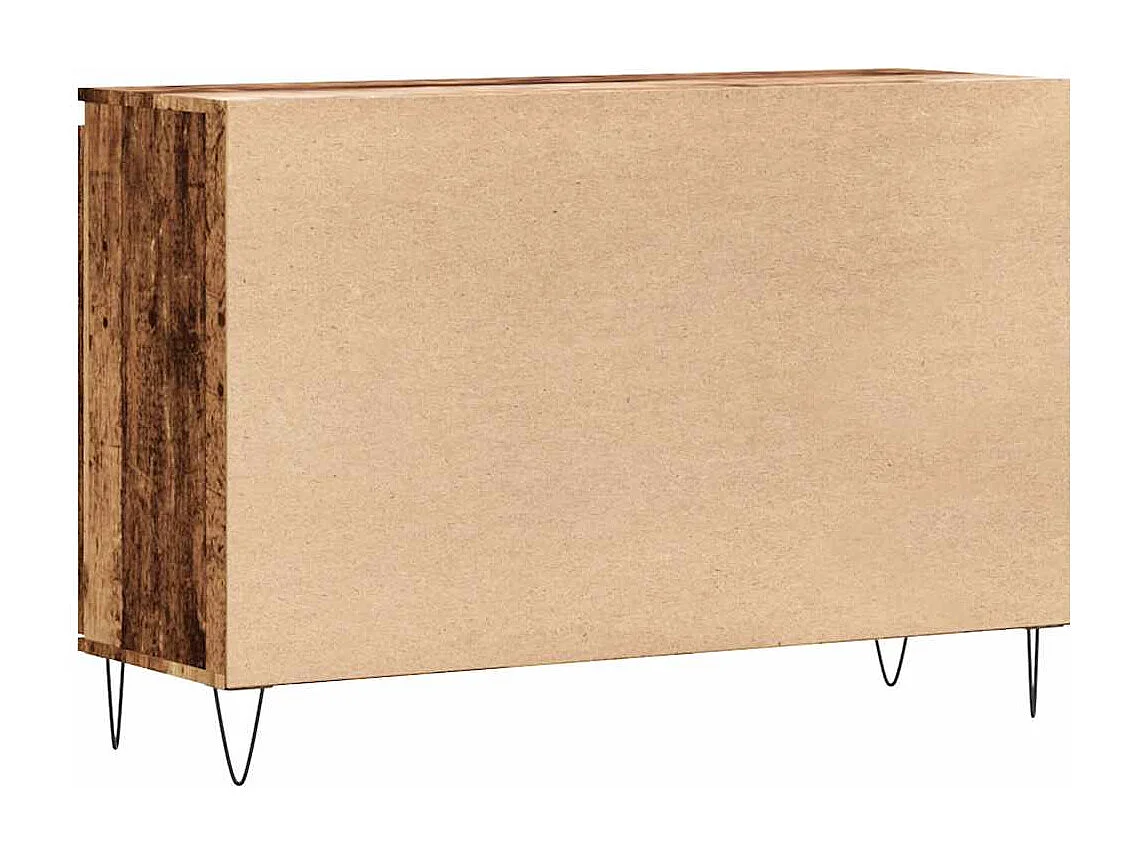 Buffet vieux bois 104x35x70 cm bois d’ingénierie