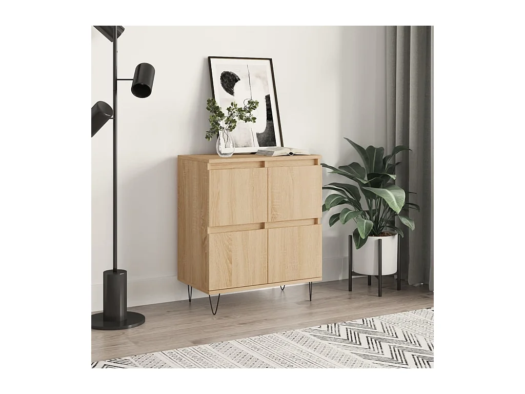 Buffet Chêne sonoma 60x35x70 cm Bois d'ingénierie