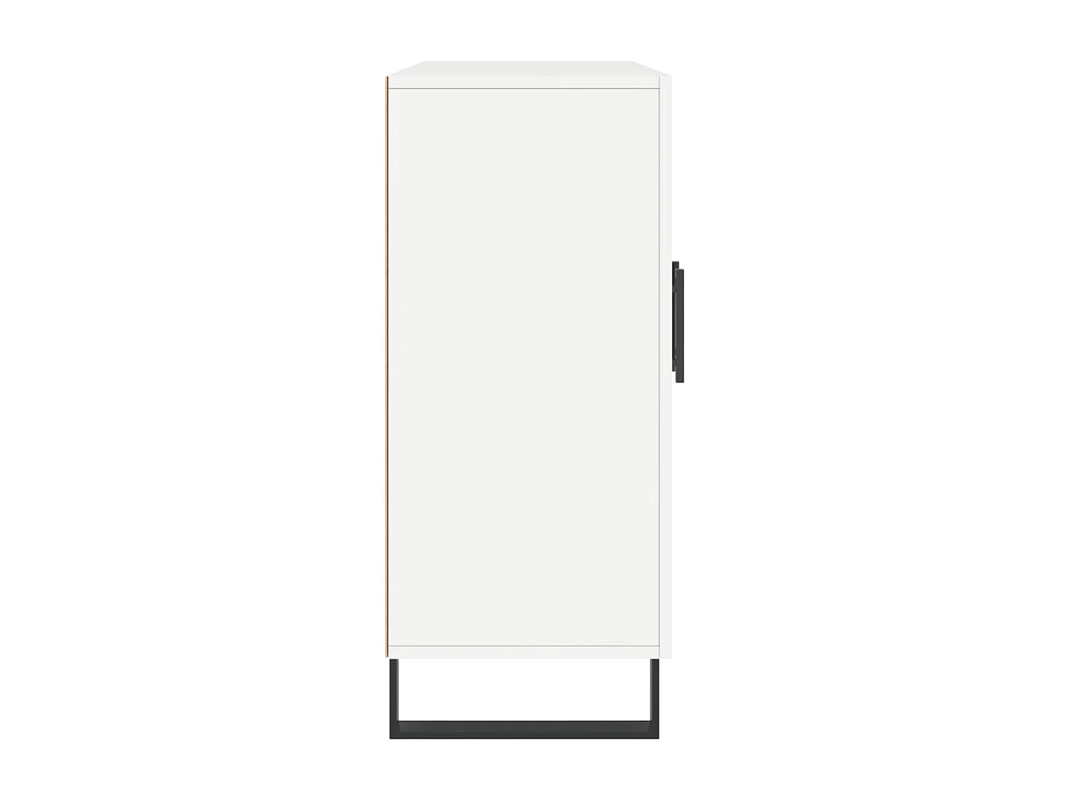 Buffet blanc 90x34x80 cm bois d'ingénierie