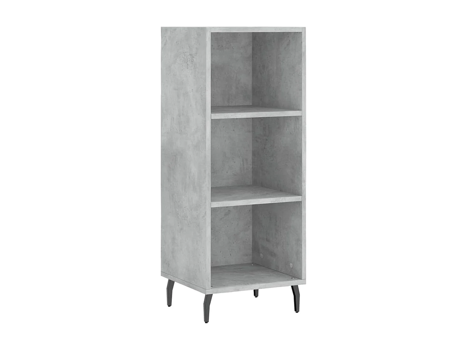 Credenza alta Grigio cemento 34,5x34x180 cm Legno ingegnerizzato