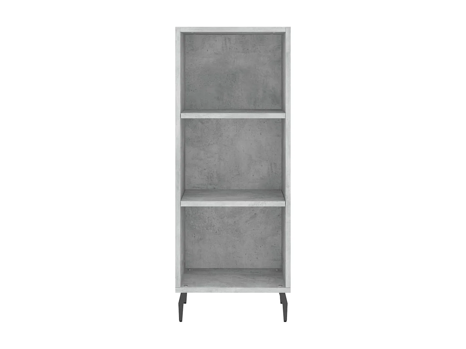 Credenza alta Grigio cemento 34,5x34x180 cm Legno ingegnerizzato