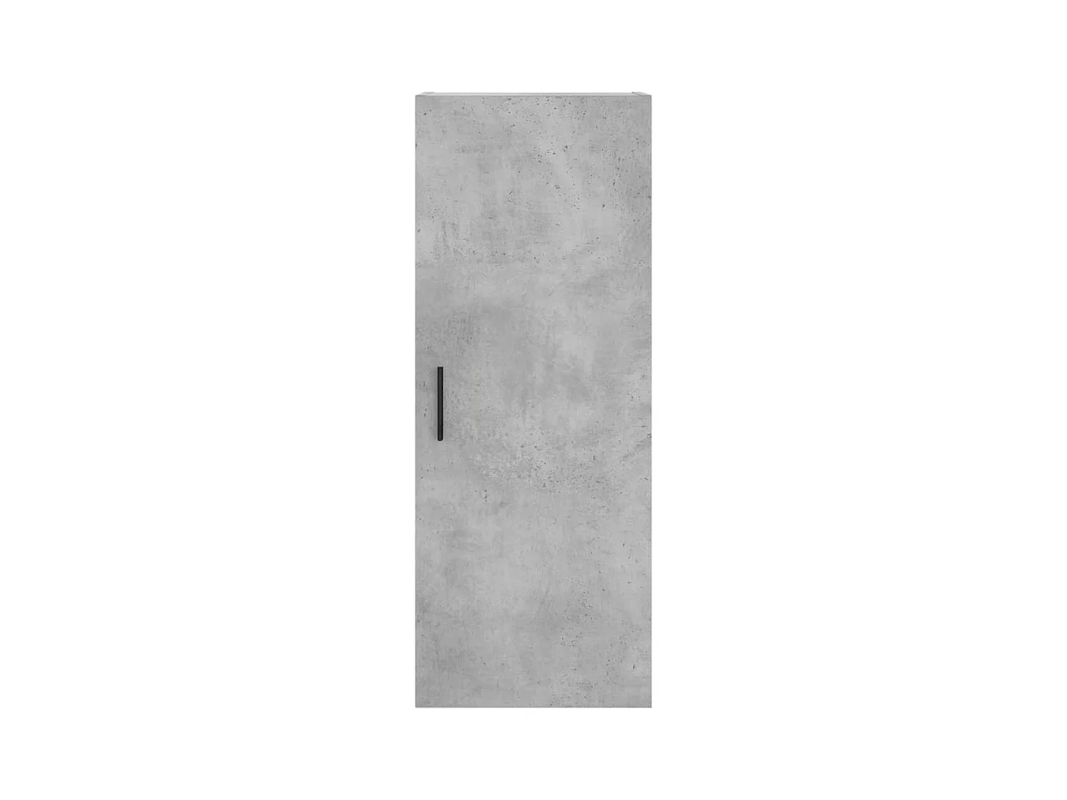 Buffet haut Gris béton 34,5x34x180 cm Bois d'ingénierie