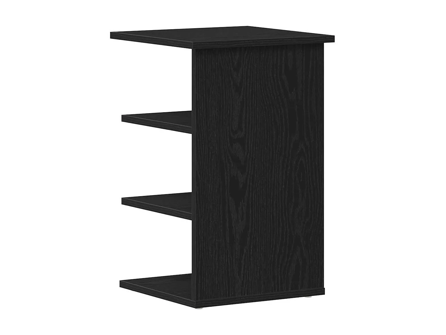 Meuble de rangement Noir Chêne 35x35x55 cm Bois d'ingénierie