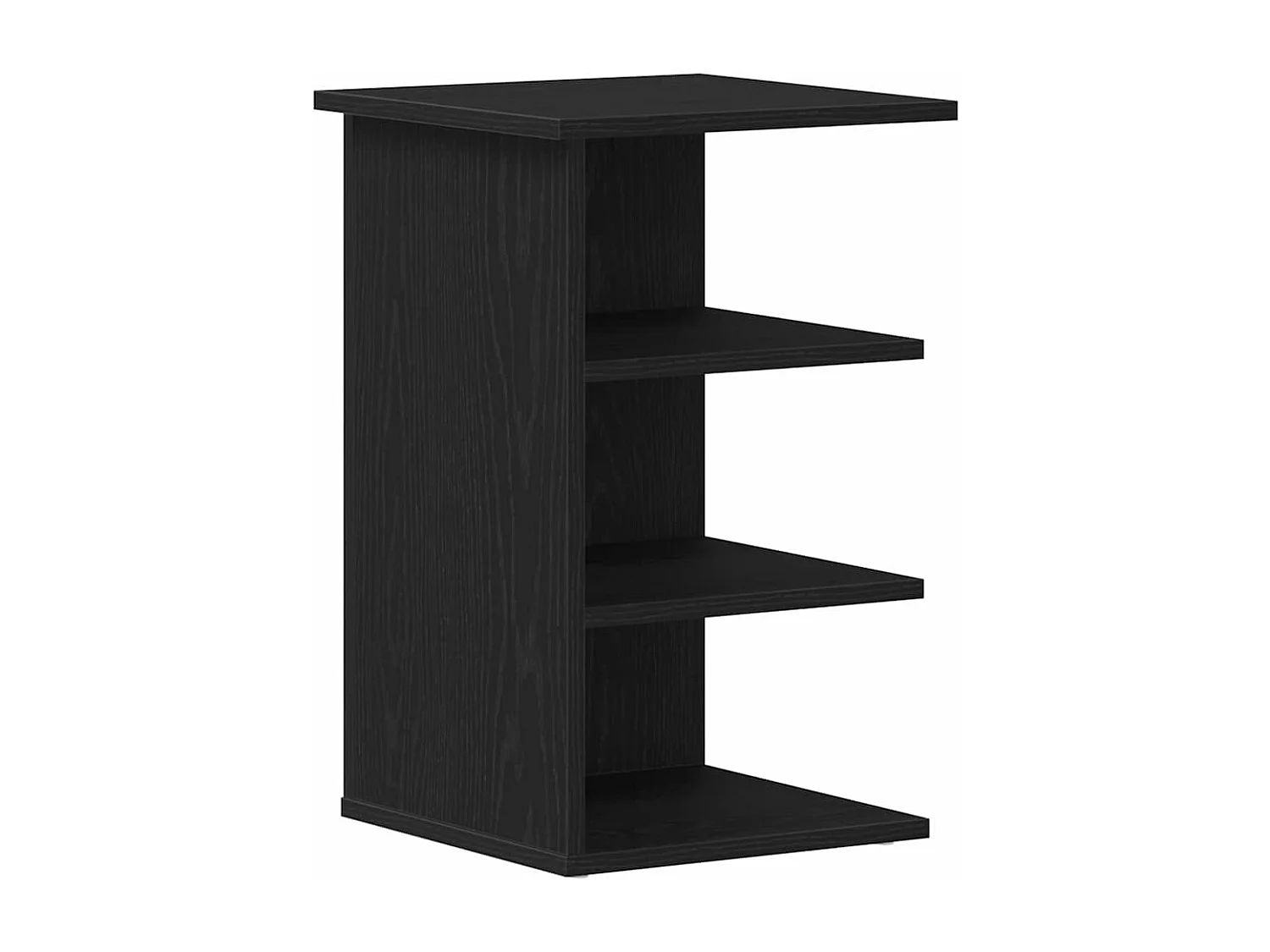 Meuble de rangement Noir Chêne 35x35x55 cm Bois d'ingénierie