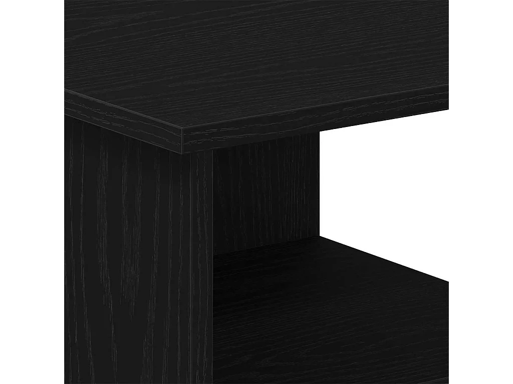 Meuble de rangement Noir Chêne 35x35x55 cm Bois d'ingénierie