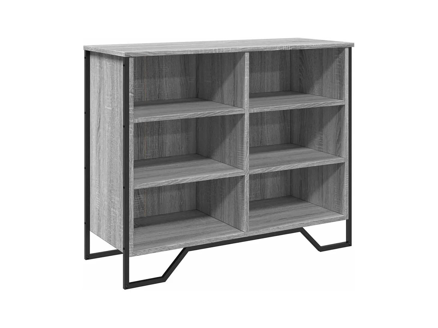 Buffet sonoma gris 91x35,5x74,5 cm bois d'ingénierie