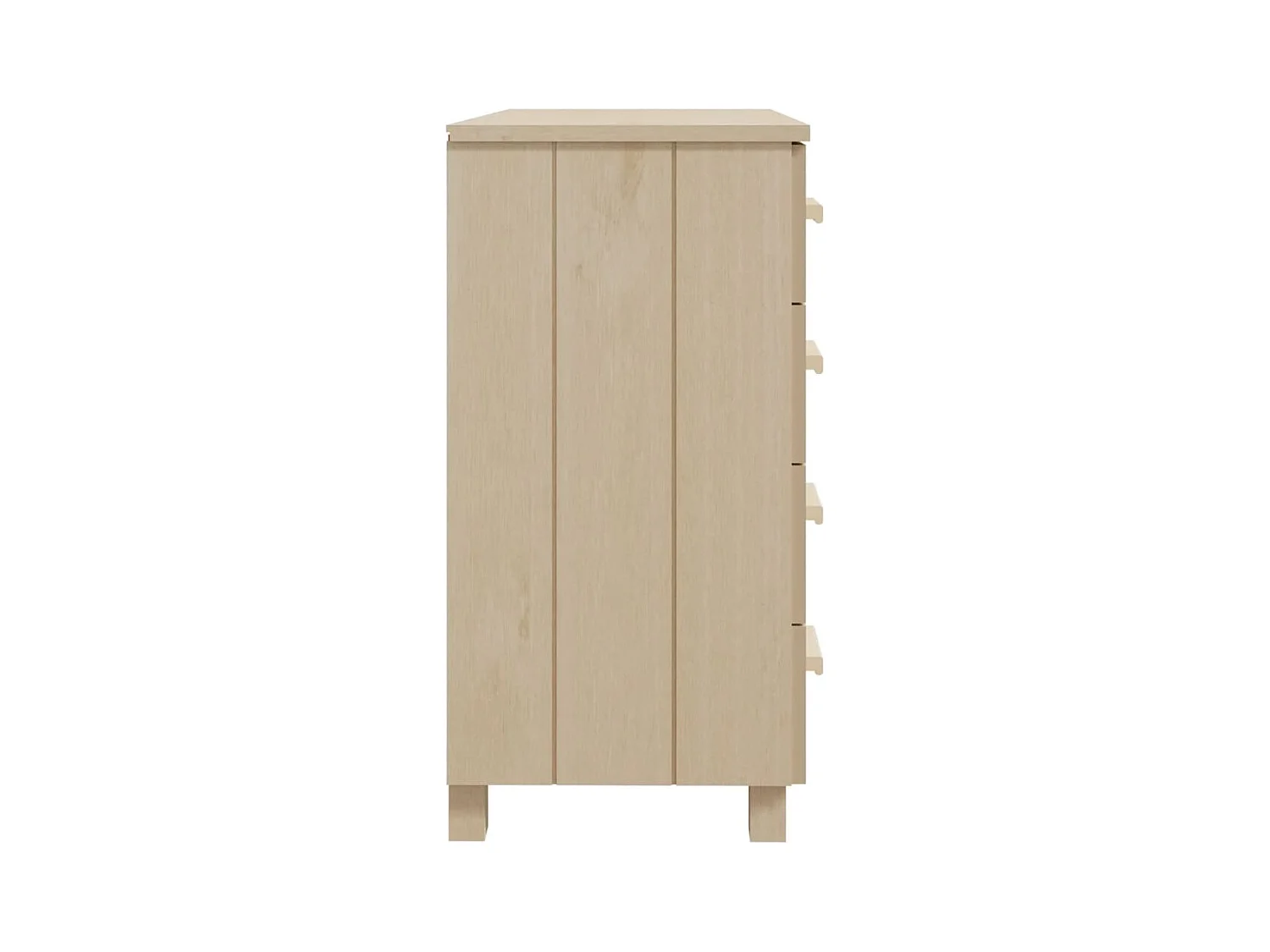 Buffet HAMAR Marron miel 79x40x80 cm Bois massif de pin