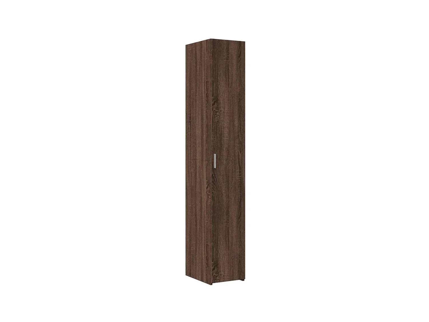 Buffet haut chêne marron 30x42,5x185 cm bois d'ingénierie