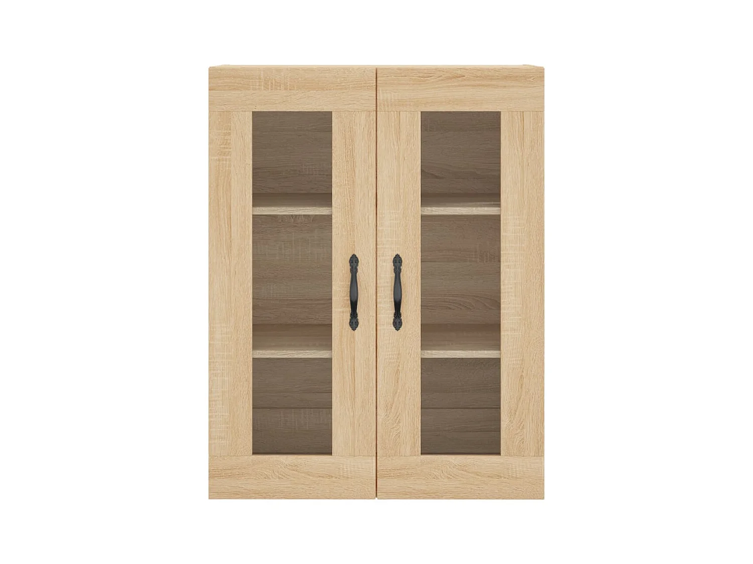 Credenza alta in rovere Sonoma 69,5x34x180 cm Legno ingegnerizzato