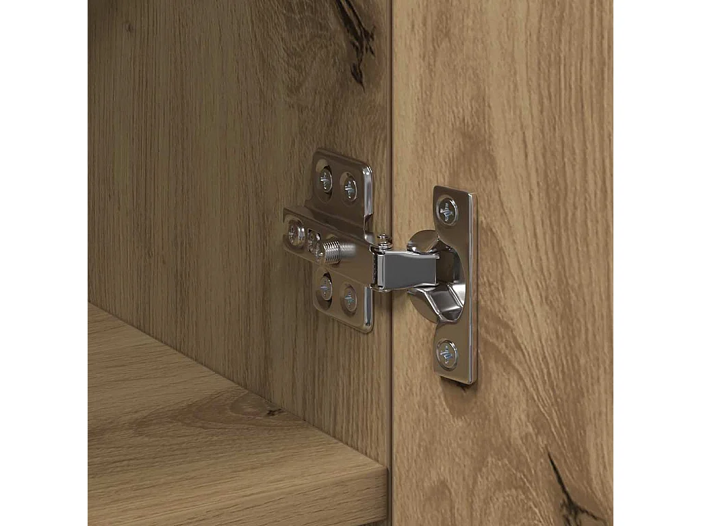 Commode Chêne Artisan 45x42.5x185 cm Bois d'ingénierie