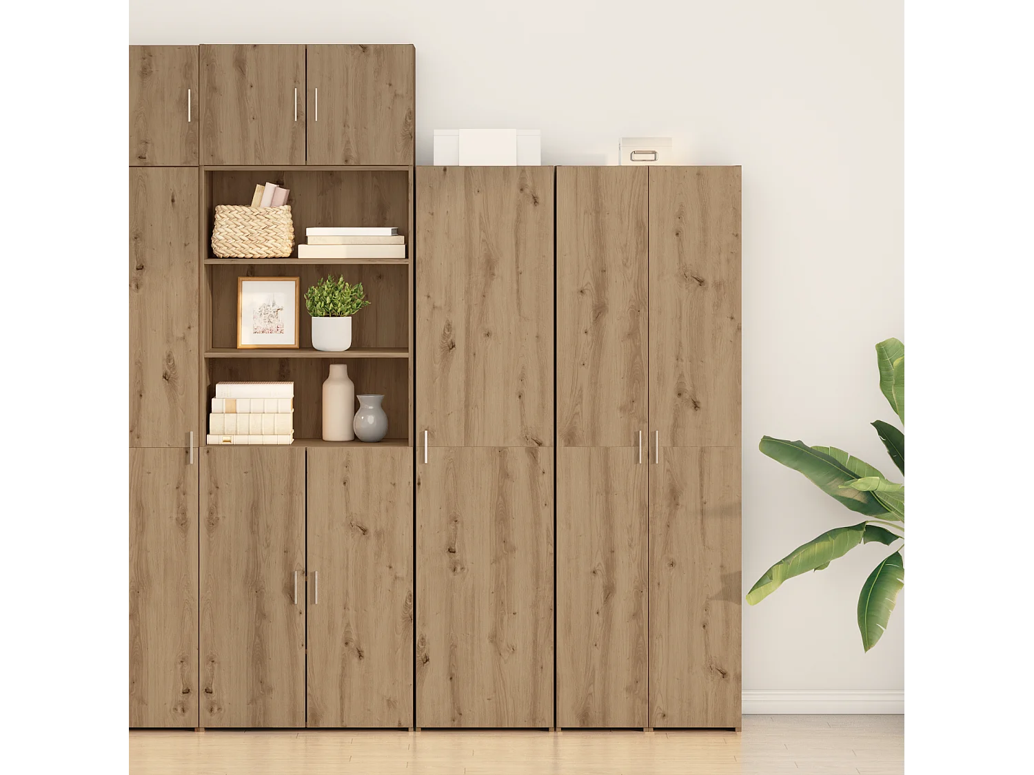 Cassettiera Artisan Oak 45x42,5x185 cm Legno ingegnerizzato