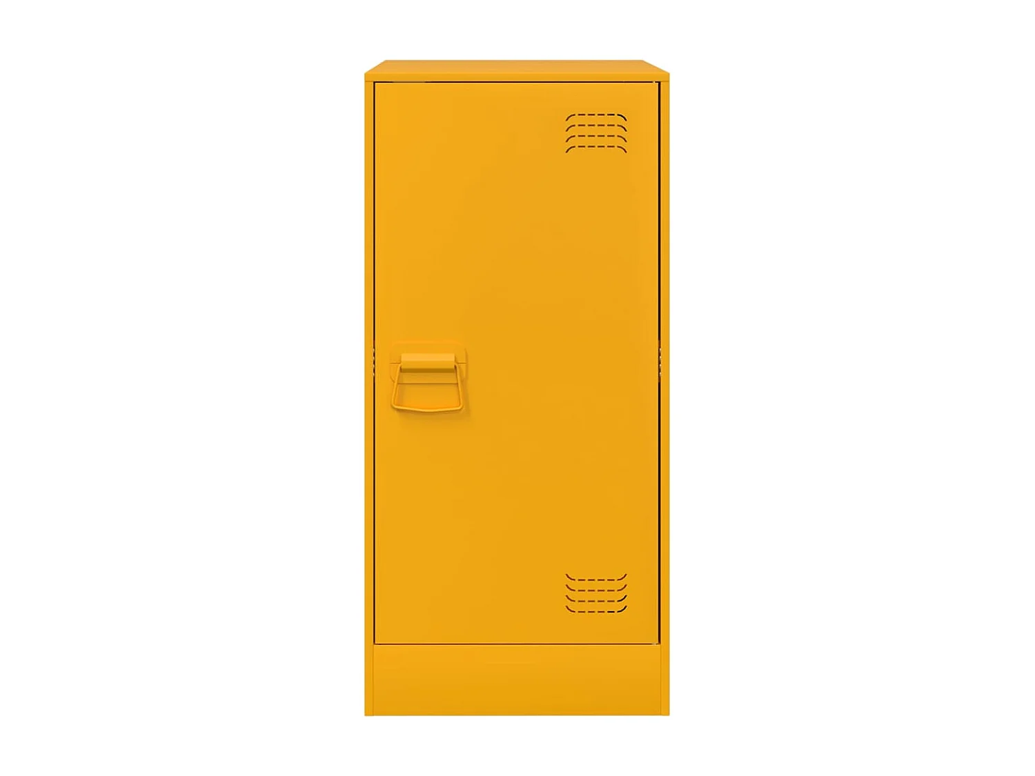 Aparador amarillo mostaza 34,5x39x73 cm acero