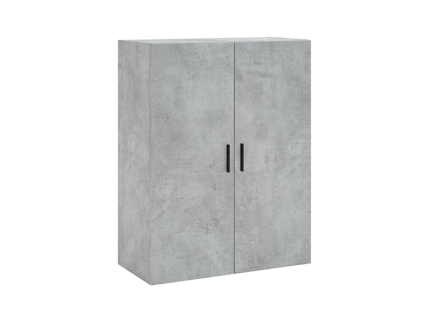 Armoires murales 2 pcs gris béton 69,5x34x90 cm