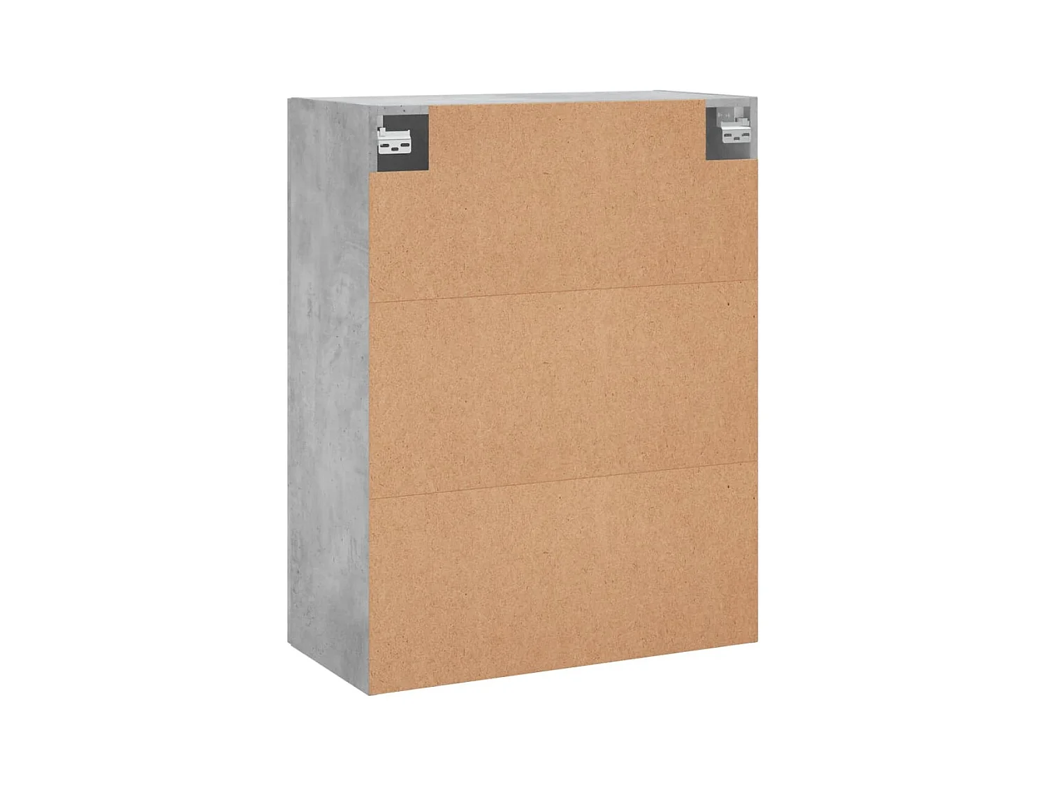 Armoires murales 2 pcs gris béton 69,5x34x90 cm